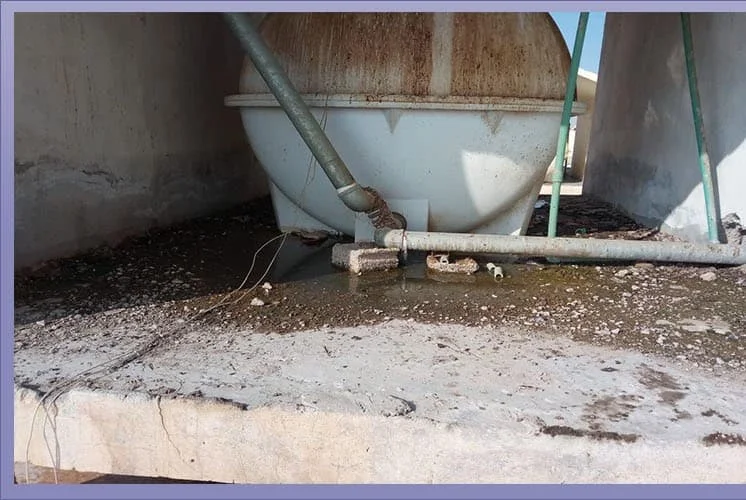 كشف تسربات الخزانات