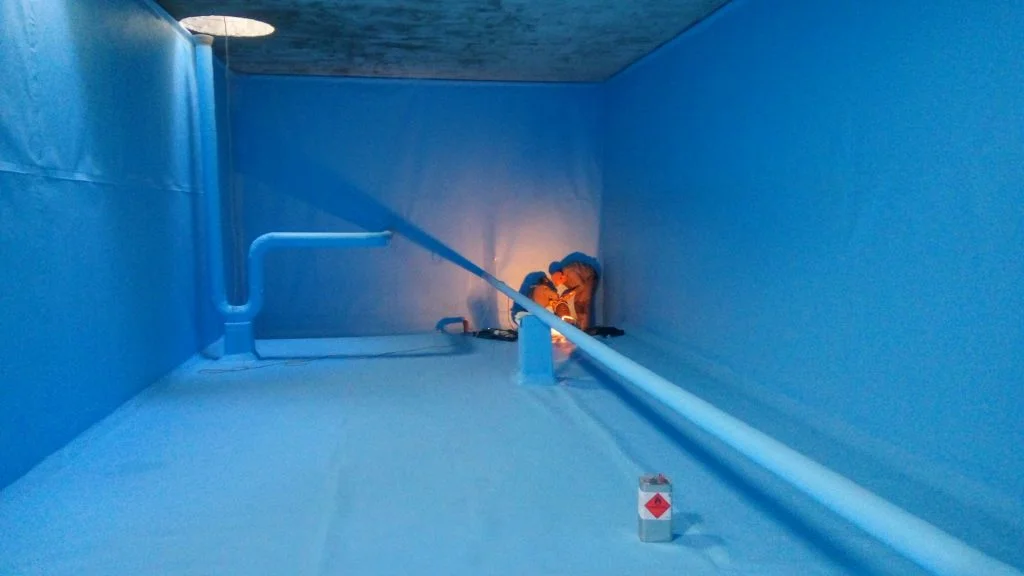 كشف تسربات الخزانات